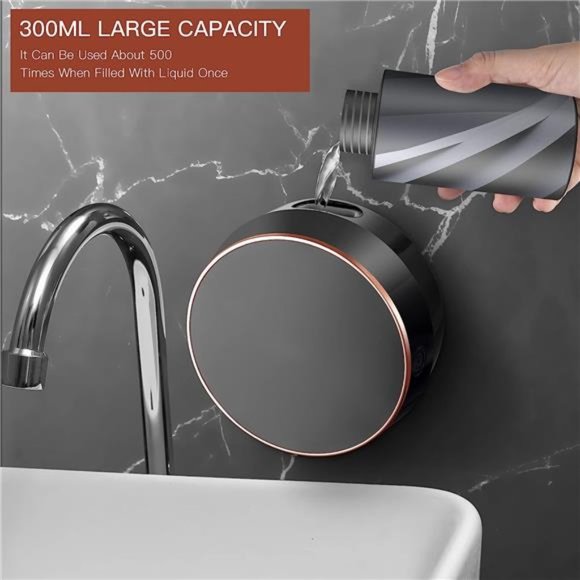 Automatic Soap Dispenser Foaming Hand Free Wall Mount Foam Rechargeable - Picture 4 of 6